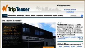 What Tripteaser.fr website looked like in 2015 (8 years ago)