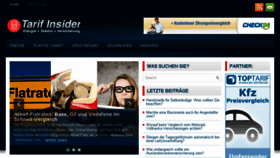 What Tarifinsider.de website looked like in 2015 (8 years ago)