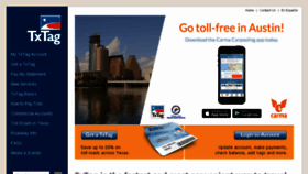 What Texastollways.com website looked like in 2015 (8 years ago)