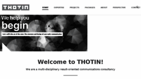 What Thot.in website looked like in 2015 (8 years ago)