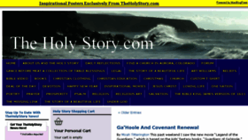 What Theholystory.com website looked like in 2015 (8 years ago)