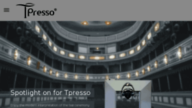What Tpresso.com website looked like in 2015 (8 years ago)