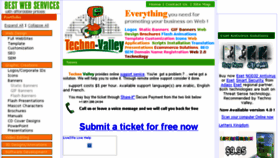 What Techno-valley.com website looked like in 2015 (8 years ago)