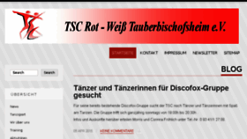 What Tanzclub-tbb.de website looked like in 2015 (8 years ago)