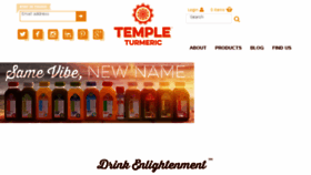 What Templeturmeric.com website looked like in 2015 (8 years ago)