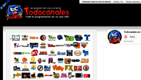 What Todocanales.net website looked like in 2015 (8 years ago)