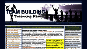 What Teambuildingkenya.com website looked like in 2015 (8 years ago)
