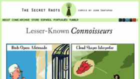 What Thesecretknots.com website looked like in 2015 (8 years ago)