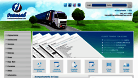 What Transaltransportes.com.br website looked like in 2015 (8 years ago)