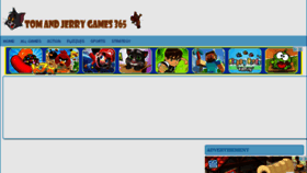 What Tomandjerrygames365.com website looked like in 2015 (8 years ago)