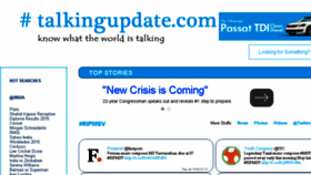 What Talkingupdate.com website looked like in 2015 (8 years ago)