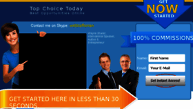 What Topchoicetoday.com website looked like in 2015 (8 years ago)