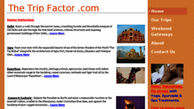What Thetripfactor.com website looked like in 2015 (8 years ago)