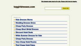 What Topgirldresses.com website looked like in 2015 (8 years ago)
