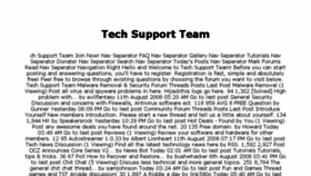 What Techsupportteam.org website looked like in 2015 (8 years ago)