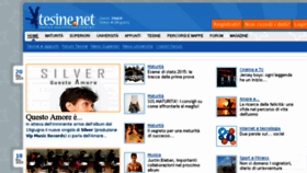 What Tesine.net website looked like in 2015 (8 years ago)