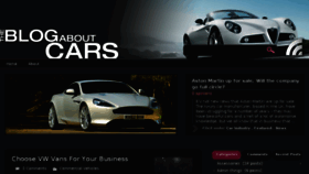 What Theblogaboutcars.com website looked like in 2015 (8 years ago)