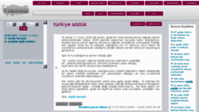 What Turkiyesozluk.net website looked like in 2015 (8 years ago)