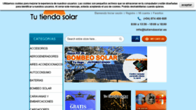 What Tutiendasolar.com website looked like in 2015 (8 years ago)
