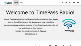 What Timepass-radio.com website looked like in 2015 (8 years ago)