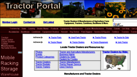 What Tractorportal.com website looked like in 2015 (8 years ago)