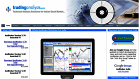 What Tradinganalysis.co.in website looked like in 2015 (8 years ago)