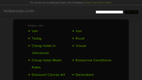 What Todayvan.com website looked like in 2015 (8 years ago)