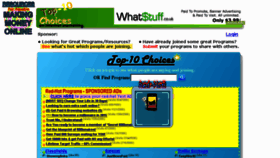 What Top-10-choices.com website looked like in 2015 (8 years ago)