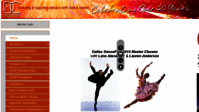 What Thedancecouncil.org website looked like in 2015 (8 years ago)