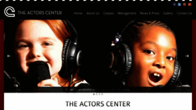 What Theactorscenter.com website looked like in 2015 (8 years ago)