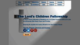 What Thelordschildren.org website looked like in 2015 (8 years ago)
