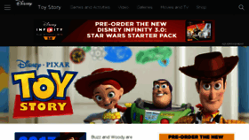 What Toystory.disney.com.au website looked like in 2015 (8 years ago)
