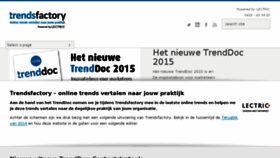 What Trendsfactory.nl website looked like in 2015 (8 years ago)