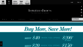 What Townshoes.com website looked like in 2015 (8 years ago)