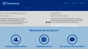 What Timotrans.de website looked like in 2015 (8 years ago)