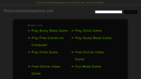 What Thescarymazegame.net website looked like in 2015 (8 years ago)