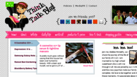 What Thinktalkblog.com website looked like in 2015 (8 years ago)