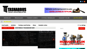 What Tashabbus.uz website looked like in 2015 (8 years ago)