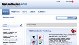 What Tmssoftware.be website looked like in 2015 (8 years ago)