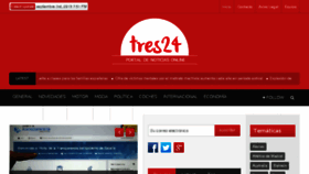 What Tres24.com website looked like in 2015 (8 years ago)