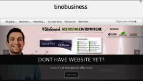 What Tinobusiness.com website looked like in 2015 (8 years ago)