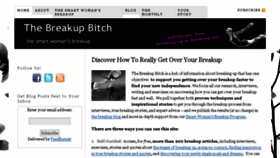 What Thebreakupbitch.com website looked like in 2015 (8 years ago)