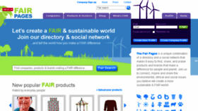What Thefairpages.com website looked like in 2015 (8 years ago)