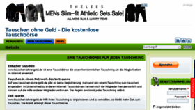 What Tauschen-ohne-geld.de website looked like in 2015 (8 years ago)