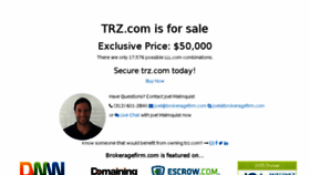 What Trz.com website looked like in 2015 (8 years ago)