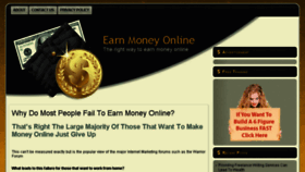 What Themoneyearn.com website looked like in 2015 (8 years ago)