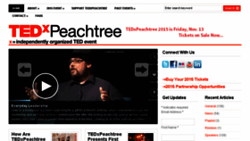 What Tedxpeachtree.com website looked like in 2015 (8 years ago)