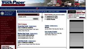 What Truckpaper.com website looked like in 2015 (8 years ago)