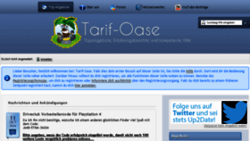 What Tarif-oase.de website looked like in 2015 (8 years ago)