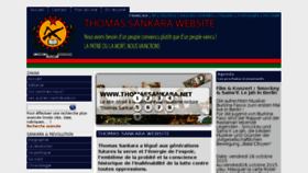 What Thomassankara.net website looked like in 2015 (8 years ago)